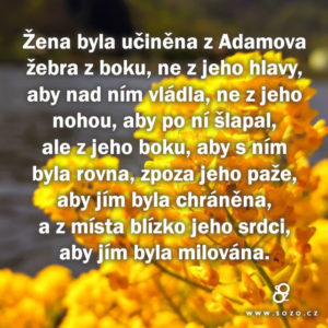 Žena byla učiněna…